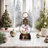 POPETPOP Christmas Lantern Snow Globe with Music: Musical Snowman Globe