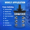KEYMOO 125A Rotary Changeover Switch, 660V 3 Position 3 Phase