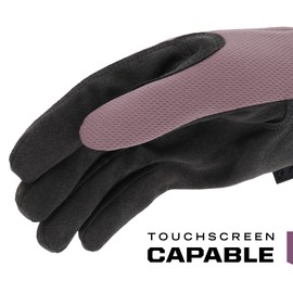 Mechanix Wear Ethel Garden Utility Gloves (Small, Plum)