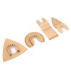 Multifunctional Tool Blades 4 Pieces Carbide Oscillation Saw Blade Accessories
