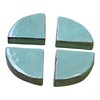 Teramico Saucer Feet for Flower Pots/Planters Blue Anthracite White Stoneware