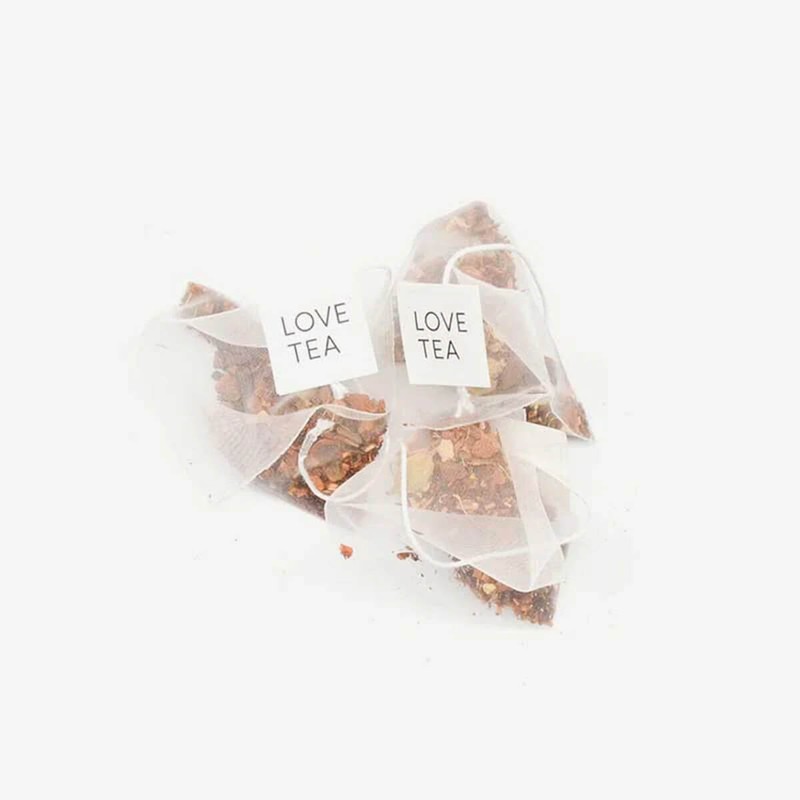 Love Tea Caffeine Free Chai Pyramid Tea Bags, 20 Tea