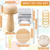 Jexine Mini Darning Mushroom for Socks 14 Hooks Small Speedweve