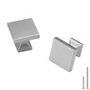 homdiy 10 Pack Cabinet Knobs Brushed Nickel Drawer Knobs -