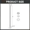 sourcing map 10Set Hex Head Screw Bolt, 1/4-20 x 6"