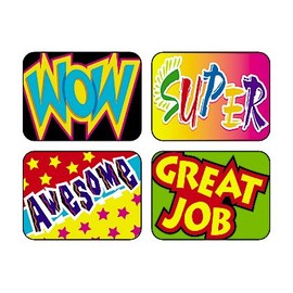 Trend Wow Words Reward Stickers