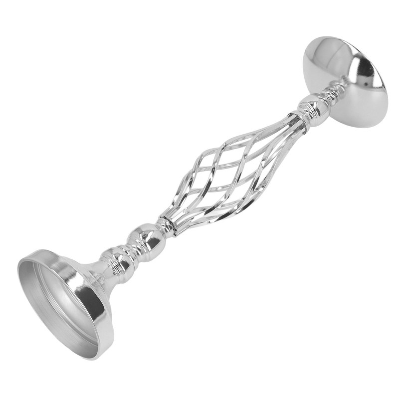 Table Candlestick Ornament Iron Twisted Curb Candle Holder Decorative Ornament