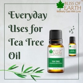 Bliss Of Earth 100% Pure Tea Tree Essential Oil - 10 Ml Bottle -
