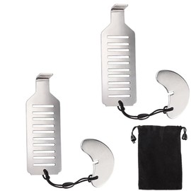 Aufondof 2 Pack Portable Door Lock Door Security Devices Pocket Self Defensey Tools for Travelers Metal Door Safety Locks from Inside Home Bedroom Apartment Security Travel Gifts Essentials