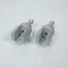 Pair of Lightech Front Footrest Clevis for Suzuki 1000 GSX-S