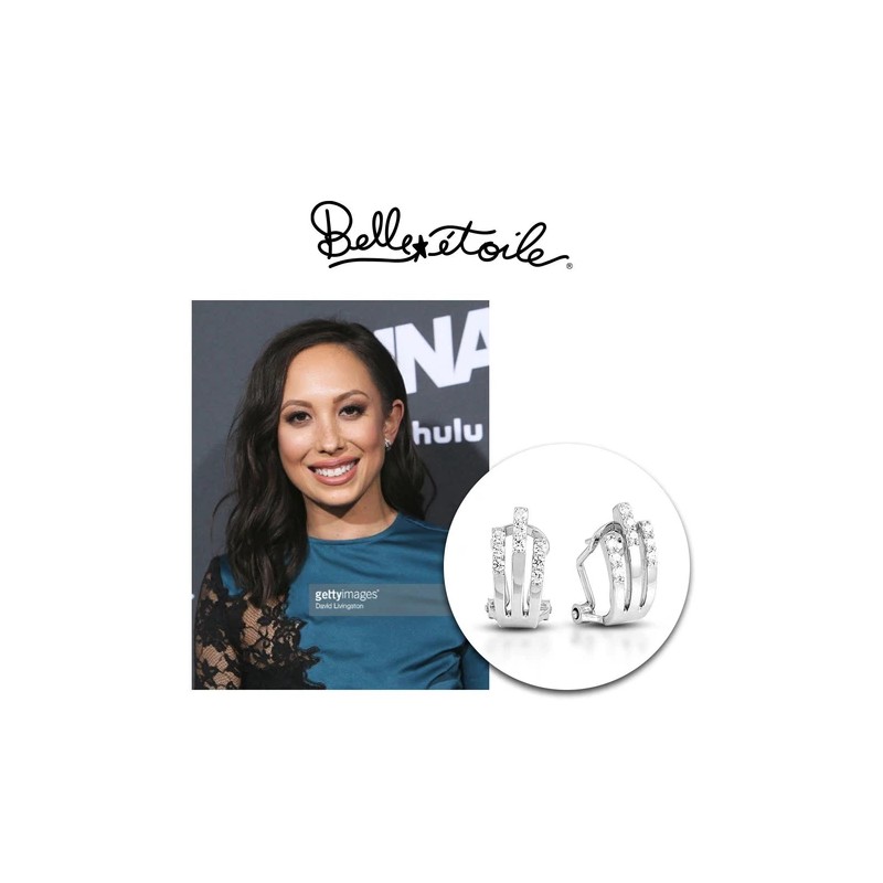 Belle Etoile Fontaine Earrings - White, One Size