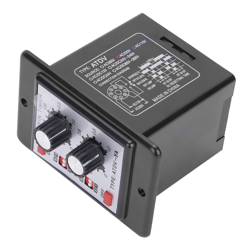 Knob Control Time Switch Relay On Off Timer Relay ATDVYA