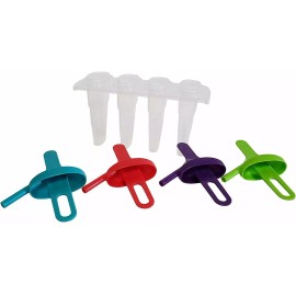 dependable Ice Lolly Pop Mold Popsicle Maker with Straw Makes BPA Free Just Pop In The Free