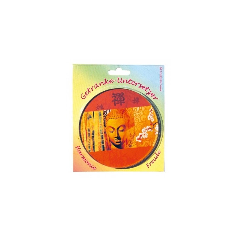 'Coasters "Buddha Glass Colourful Approx. 10 cm