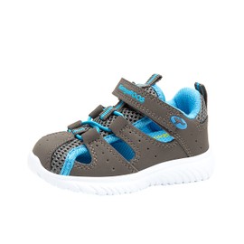 KangaROOS Ki-Rock Lite Ev Unisex Children’s Trainers (Ki-rock Lite Ev) - Steel Grey Brilliant Blue 2007, size: 30 EU