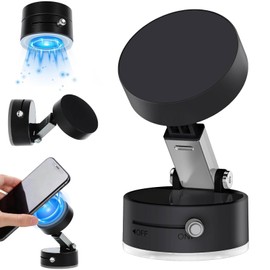 Soporte Vacuum Magnetic para Celular, Fuerte Adsorción Doble Cara, Plegable, Retráctil, Portátil, Rotación de 360 Grados, Puede en Coche, Gimnasio, Superficie lisa Etc, Compatible con Todos Celular