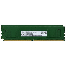 SK Hyn(Hynix) Original 16GB (2x8GB) DDR5 5600MHz (or 4800MHz PC5-38400) High-Performance Gaming RAM PC5-44800 UDIMM Unbuffered Non-ECC 1Rx16 CL46 Desktop PC Memory Upgrade HMCG66AGBUA081N Adamanta