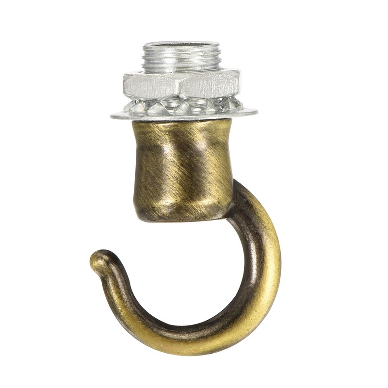 sourcing map Alloy Ceiling Hook Fixtures Accessories 22mmx28mm for Chandelier