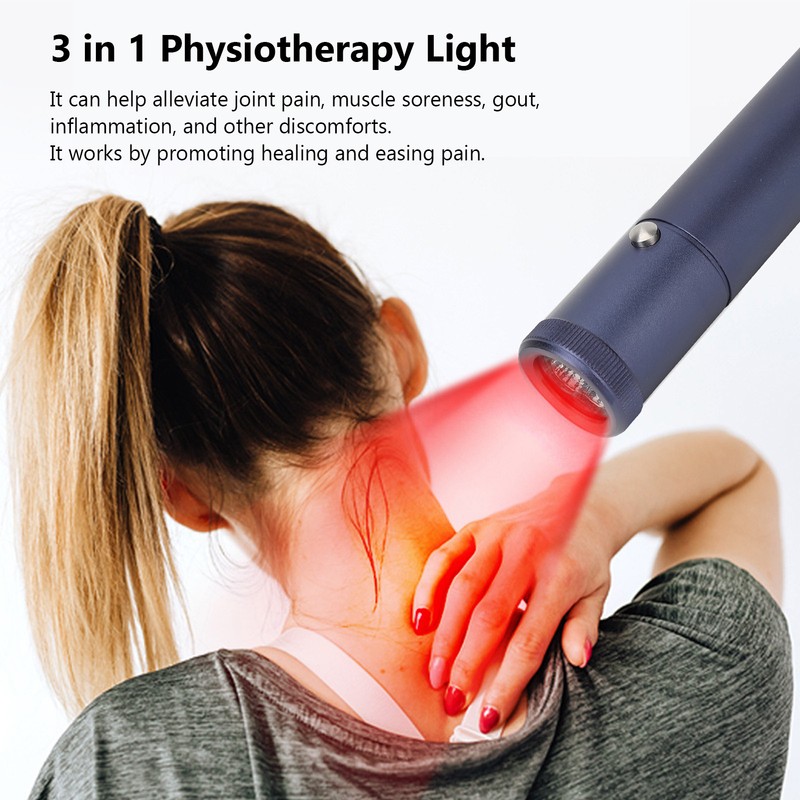 3 in 1 Red Blue LED Light Physiotherapy Device Infrared