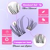 Himirell False Eyelashes DIY Clusters Lashes Individuals Wispy Wet Look