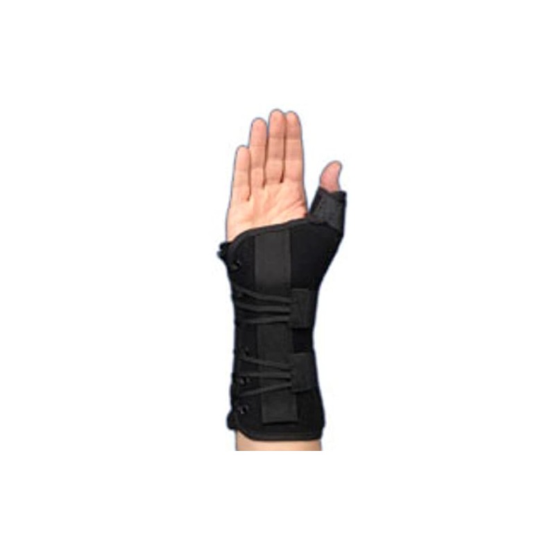 Med Spec Ryno Lacer Wrist & Thumb Support, Black Large
