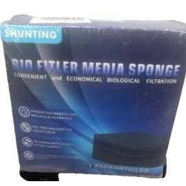 SHUNTING Filter Media Pad,Filter Sponge, Cut-to-Size Foam For fish tank 19.6"x19.6"x1.