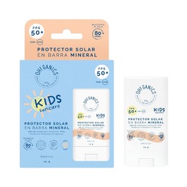 OH! GANICS Protector Solar Mineral en Barra Kids FPS 50+ 15 g