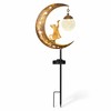 Solar Garden Stake Light for Outdoor Decor – Owl Moon