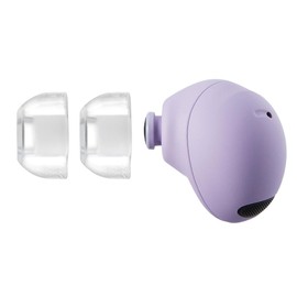 AZLA SednaEarfit Crystal for Galaxy Buds 2 Pro, Clear Pearl Earbud Tips, Noise Canceling Earbuds Replacement Tips (L)