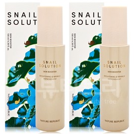 Nature Republic Snail Solution Skin Booster 130ml X 2 / 네이처리퍼블릭 스네일 솔루션 스킨 부스터 130ml X 2개