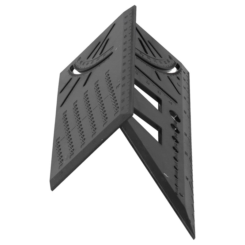 2PCS Multifunctional Angle Square Positioner 3D Woodworking Ruler Carpenter Scribing