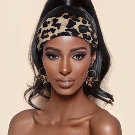 zhxinashu Wide Headbands for Women Boho Turban Hairbands Workout Yoga Hair Scarf