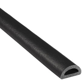 Trim-Lok D-Shaped Rubber Seal – .375” Height, .75” Width, 25’ Length – EPDM Foam Seal with HT (General Acrylic) Pressure Sensitive Adhesive System, Door/Window Weather Seal for Cars, Trucks, RVs, Boats