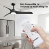 Ceiling Fan Remote Control Replacement for TAVZAKE 42 inch Ceiling