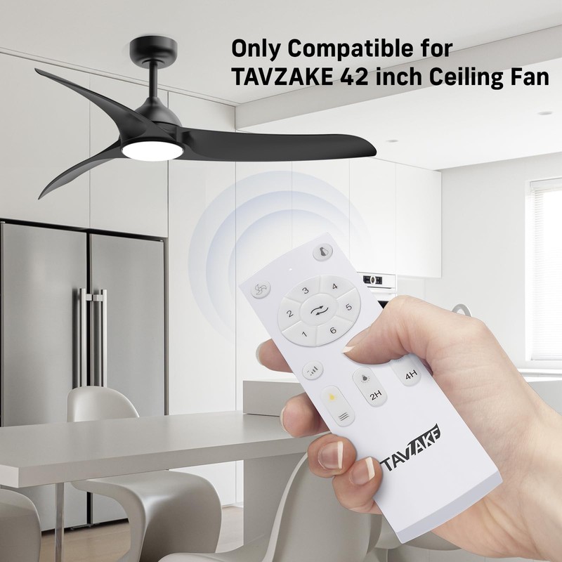 Ceiling Fan Remote Control Replacement for TAVZAKE 42 inch Ceiling