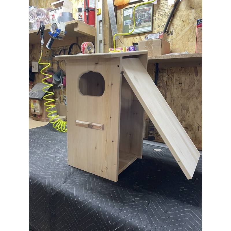 Gregg's Black-belied whistling duck nest box (white cedar)