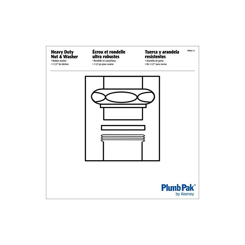 Plumb Pak PP855-11 Nut Slip Joint 1 1/2-inch Die Cast