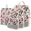 Compression Packing Cubes,4 Pcs Travel Packing Cubes Set,Lumobrilla Travel Organisers