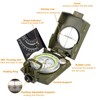 Compass Multifunctional Accurate Waterproof Hand Held Metal Compass for Hiking