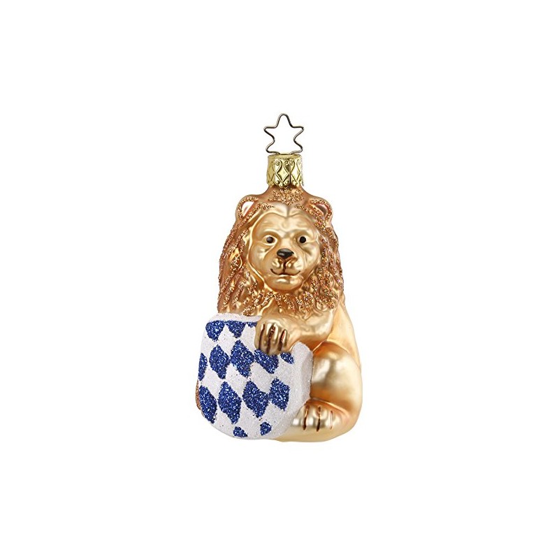 Inge-glas Christmas Hanging Bavarian Lion