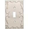 Franklin Brass Classic Lace (1-Pack) Decorative Light Switch Cover Brushed
