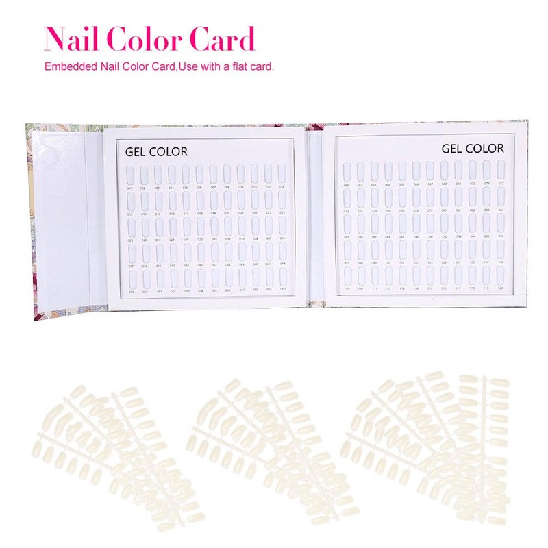 DEWIN Nail Art Display, Stand Inlays, Nail Colour Display Chart,