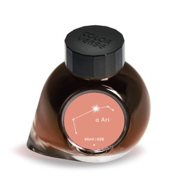 Colorverse Orange Fountain Pen Ink Bottle | α Ari | 65ml | Dye-Based | Project Series