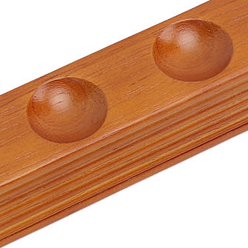 Wall Mounted Billiard Pool Cue Rack 6 Cues Wooden Billiard