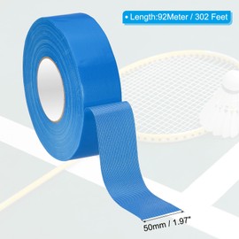 PATIKIL Pickleball Court Tape 2 in x 302ft, Pickleball Court Marking Kit for Indoor/Outdoor Tennis Volleyball Badminton Court, Light Blue