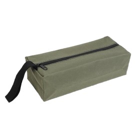 POWER TOOL Tool Bag, Oxford Cloth Tool Box Zipper Tool Pouch, Large 30x10x10cm, Green