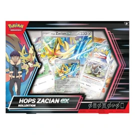 Pokémon Hops Zacian-ex Collection | German | With 4 Booster Packs, Promo Cards & XL Card - The Galar Duo United!
