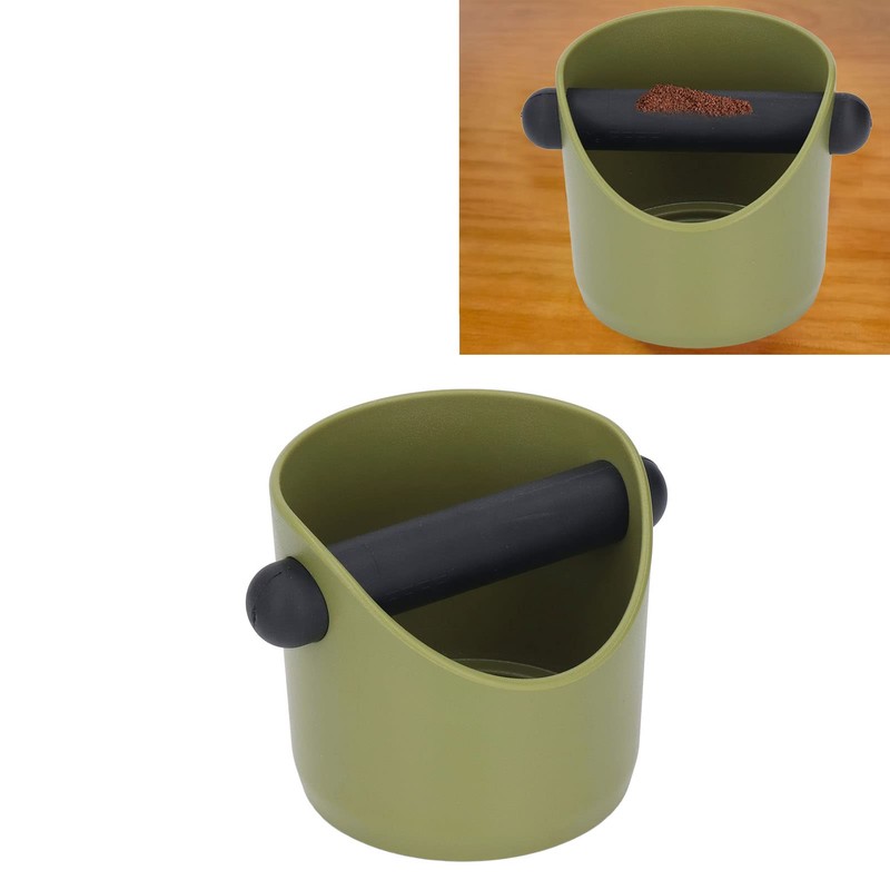 Coffee Knock Box, Reduce Noise Rubber Dishwasher Coffee Grind Trash