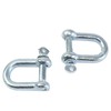 6pc 8mm D-Shackle Towing U Loop Chandelry Bow Shackle Hoop