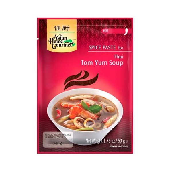 Asian Home Gourmet Thai Tom Yum Soup, 1.75-Ounce Boxes (Pack of 6)